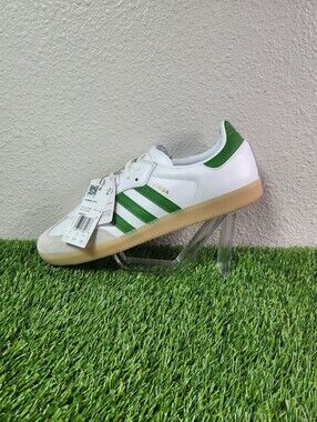 Adidas Samba Men's Size 12.5 Athletic Shoes White Green JP8522